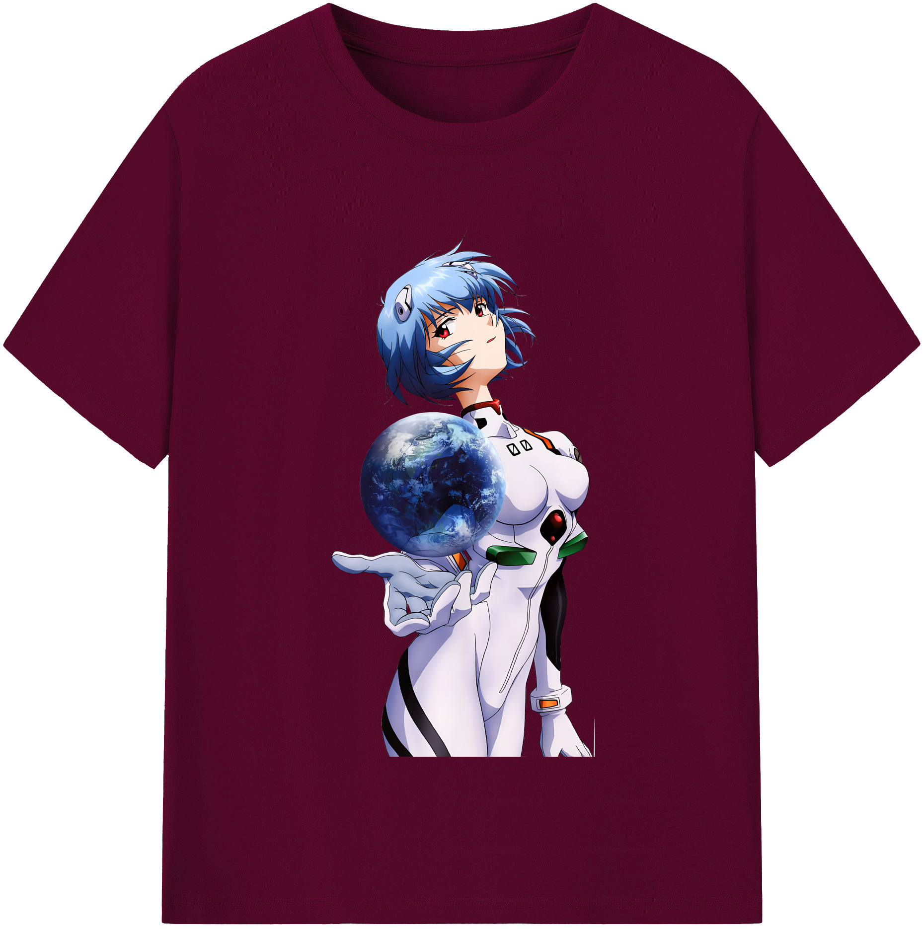 （画像用） EVA 新世紀エヴァンゲリオン レディースカジュアルプリントTシャツ（綿100％）